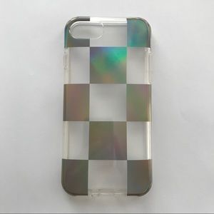 Holographic Checkered Iphone 7 case